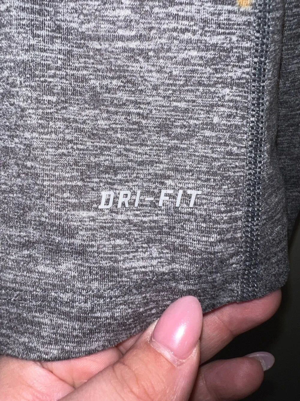 Nike Dri-Fit Running 1/4 Zip Pullover‎ Thumbholes Gray Women’s Size S